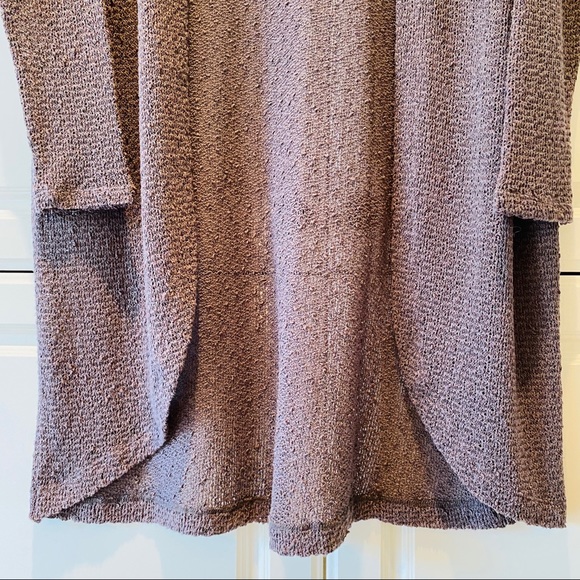 OTHERS FOLLOW cardigan long, lightweight, dusty plum - Picture 5 of 6